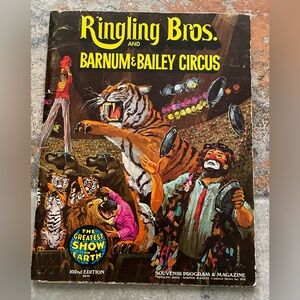 Vintage Ringling Bros. and Barnum & Bailey Circus Souvenir Program & Magazine